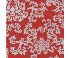Nepaali paber MUSTRIGA 50x75cm - ornament, punane